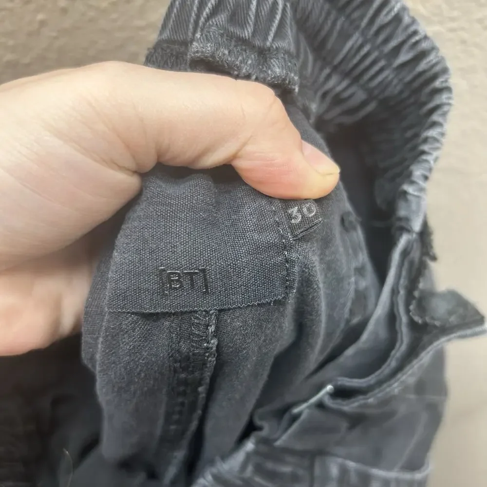 BT Black‎ Tailor Cargo Pants Mens 30x30 Grunge Skater Avant Garde Gorpcore